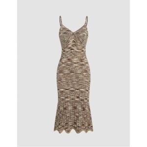 Knitted Mermaid Cami Midi Dress